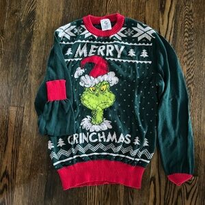 Grinch ugly Christmas sweater